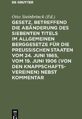 【预订】Gesetz, betreffend die Abänderung des Siebenten Titels im Allgemein 9783111157771
