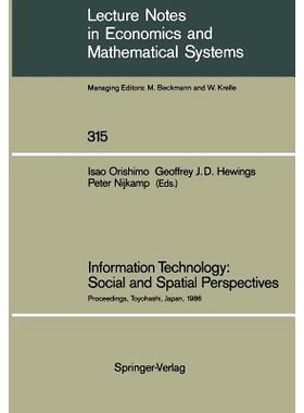 预订 Information Technology: Social and Spatial Perspectives: Proceedings of an International Conference on Information