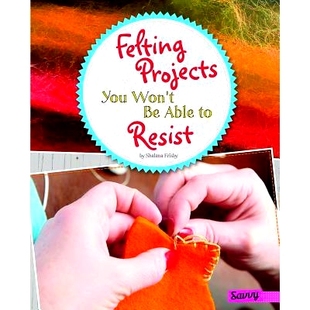 You Won’t Resist Felting 9781515774488 Projects Able 预订
