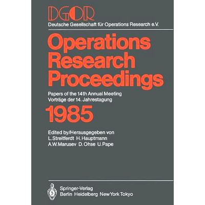 预订 DGOR: Papers of the 14th Annual Meeting / Vorträge der 14. Jahrestagung: 9783642711626