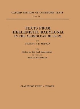 【预订】Texts from Hellenistic Babylonia in the Ashmolean Museum