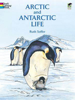 【预订】arctic and antarctic life coloring book