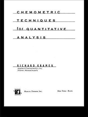 【预订】Chemometric Techniques for Quantitative Analysis