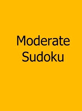 预订 Moderate Sudoku: Level 2: Large Grid Sudoku Puzzles: 9781478309987