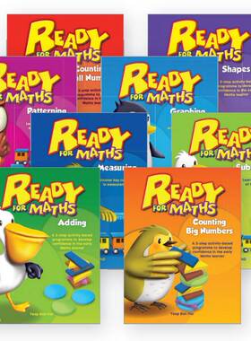 Ready for Maths 新加坡幼小衔接数学全技能练习册 8本 Marshall Cavendish 出品