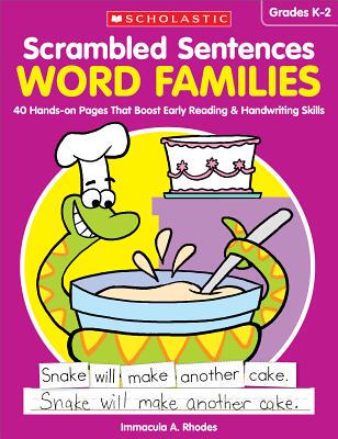 【预订】Scrambled Sentences: Word Families: 40 Hands-On Pages That Boost Early Reading & Handwriting Skills