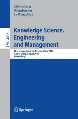 【预订】Knowledge Science, Engineering and Management