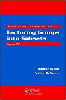 【预售】Factoring Groups into Subsets