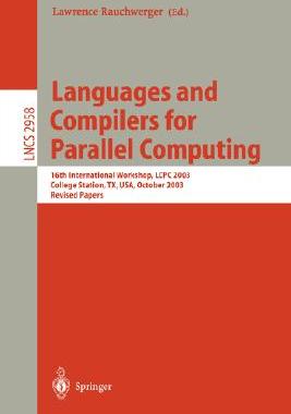【预订】Languages and Compilers for Parallel Computing