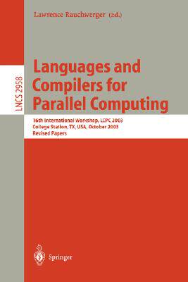 【预订】Languages and Compilers for Parallel Computing