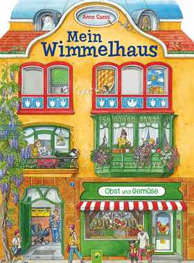 现货 我的隐藏物件屋Mein Wimmelhaus  Anne Suess全景视觉系列 德国原装进口 大开本纸板书