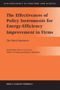 【预订】The Effectiveness of Policy Instruments for Energy-Efficiency Improvement in Firms
