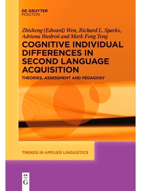 预订 Cognitive Individual Differences in Second Language Acquisition: Theories, Assessment and Pedagogy: 9781501523663