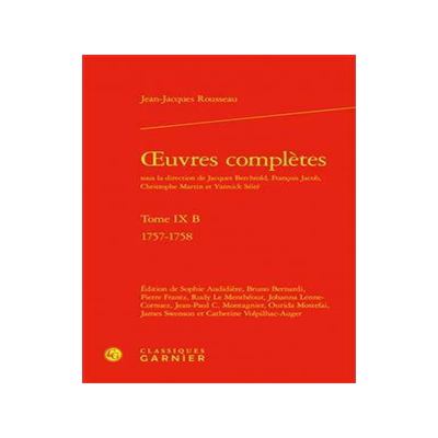 [预订]Oeuvres Completes. Tome IX B: 1757-1758 9782406151630