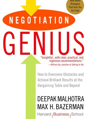 英文原版 哈佛经典谈判术 Negotiation Genius: How to Overcome Obstacles and Achieve Brilliant Results