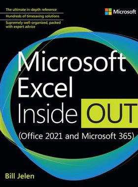 [预订]Microsoft Excel Inside Out (Office 2021 and Microsoft 365) 9780137559534