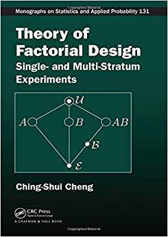 【预售】Theory of Factorial Design