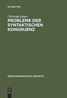 【预订】Probleme der syntaktischen Kongruenz 9783484311329