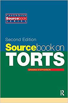 【预售】Sourcebook on Tort Law 2/e