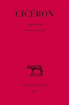 [预订]Discours, Vol. 1-2. Pour Sextus Roscius 9782251014449