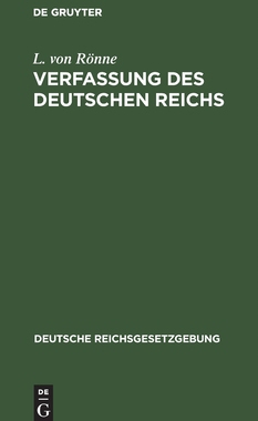 【预订】Verfassung des Deutschen Reichs 9783111156996