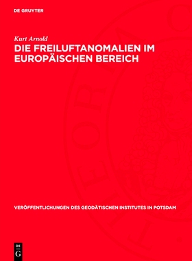 预订 Die Freiluftanomalien im Europäischen Bereich: (Vorläufige Darstellung): 9783112730621