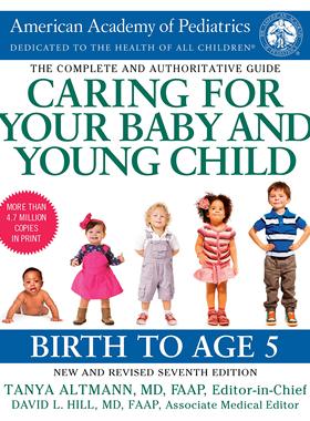 预订 英文原版 美国儿科学会育儿指南（第7版）Caring for Your Baby and Young Child, 7th Edition: Birth to Age 5
