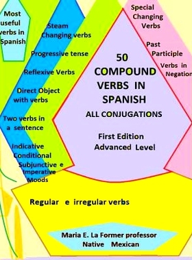 预订 50 Compound Verbs in Spanish All Conjugations: 9781794145320