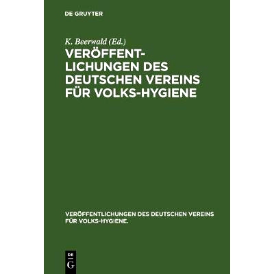 预订 Veröffentlichungen des Deutschen Vereins für Volks-Hygiene: 9783486732429