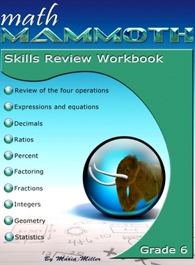 预订 Math Mammoth Grade 6 Skills Review Workbook: 9781942715603