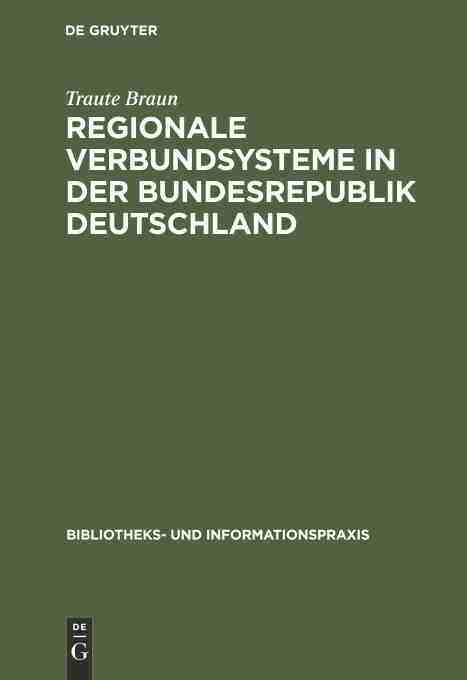 【预订】Regionale Verbundsysteme in der Bundesrepublik Deutschland 9783598211652