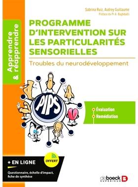 预订 Programme d’intervention sur les particularités sensorielles : troubles du neurodéveloppement 感觉特殊性干预计划