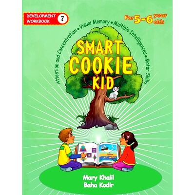 预订 Smart Cookie Kid For 5-6 Year Olds Educational Development Workbook 7: Attention and Concentration Visual Memory Mu