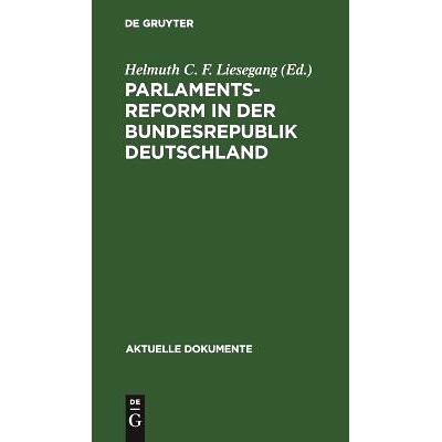 预订 Parlamentsreform in der Bundesrepublik Deutschland: 9783110045390