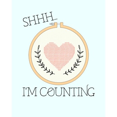 预订 Shhh... I’m Counting: Counted Cross Stitch Graph Paper * Design Cross Stitching Projects 8