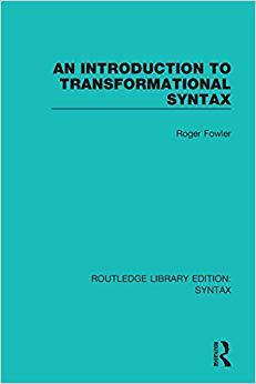 【预售】An Introduction to Transformational Syntax