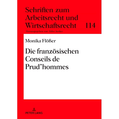 预订 Die französischen Conseils de Prud’hommes 法国普鲁德霍姆斯委员会: 9783631909058