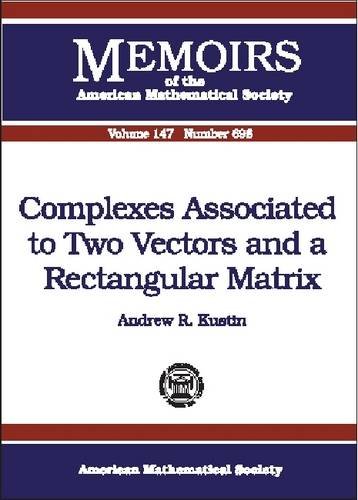 【预售】Complexes Associated to Two Vectors and a Rectangular Matrix