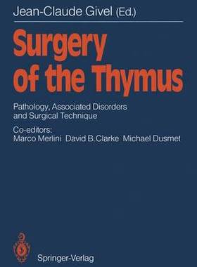 预订 Surgery of the Thymus