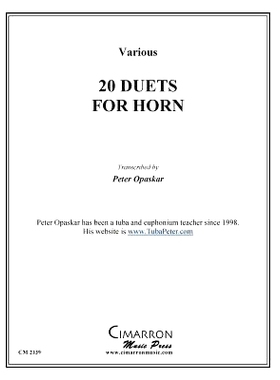 预订 20 Duets for Horn: 9781496123077