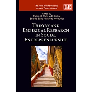 Empirical Research 公益企业理论和实证研究 Theory 9781782546825 Entrepreneurship and Social 预订