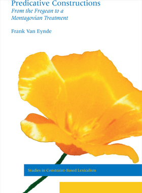 【预订】Predicative Constructions 9781575868370