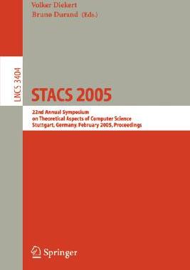 【预订】STACS 2005