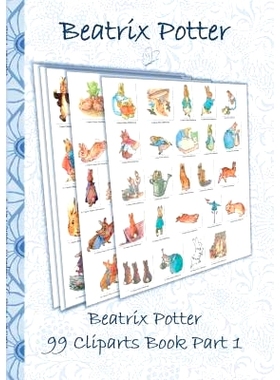 预订 Beatrix Potter 99 Cliparts Book Part 1 ( Peter Rabbit ): Sticker, Icon, Clipart, Cliparts, download, Internet, Drop