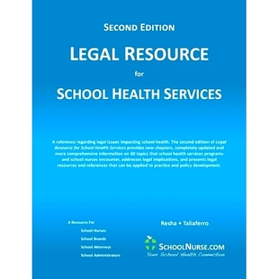 预订 LEGAL RESOURCE for SCHOOL HEALTH SERVICES - Second Edition - Soft Cover: 9781734829525