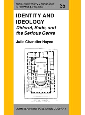预订 Identity and Ideology. Diderot, Sade, and the Serious Genre.: 9789027217561