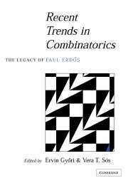 【预订】Recent Trends in Combinatorics