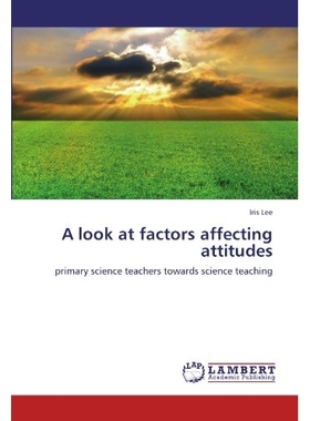 预订 A look at factors affecting attitudes: 9783659104039