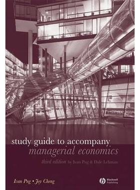 预订 Managerial Economics Study Guide 3E 管理经济学学习指南: 9781405181594