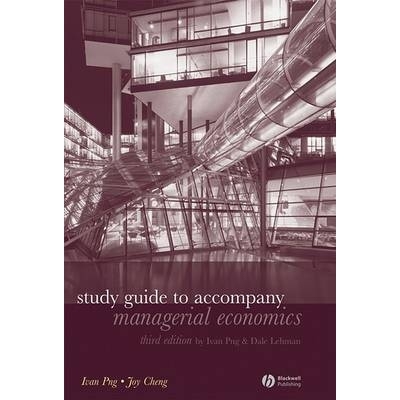预订 Managerial Economics Study Guide 3E 管理经济学学习指南: 9781405181594